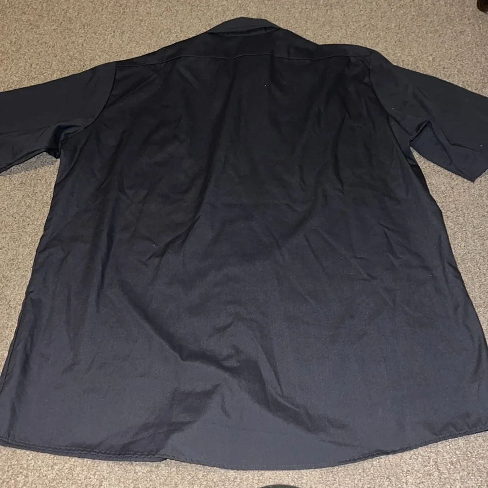 Dickies dark gray short sleeve button down shirt 2XL - Picture 5 of 5